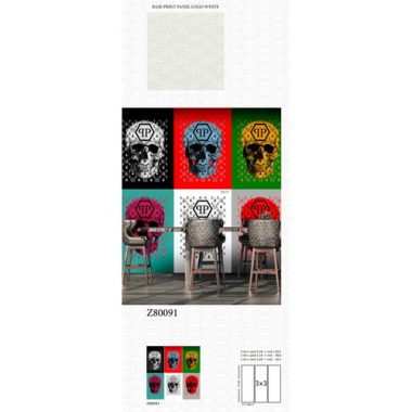 Vinyl Philipp Plein Panel 